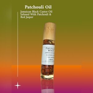 PATCHOLI ESSENTIAL OIL W/ RED JASPER